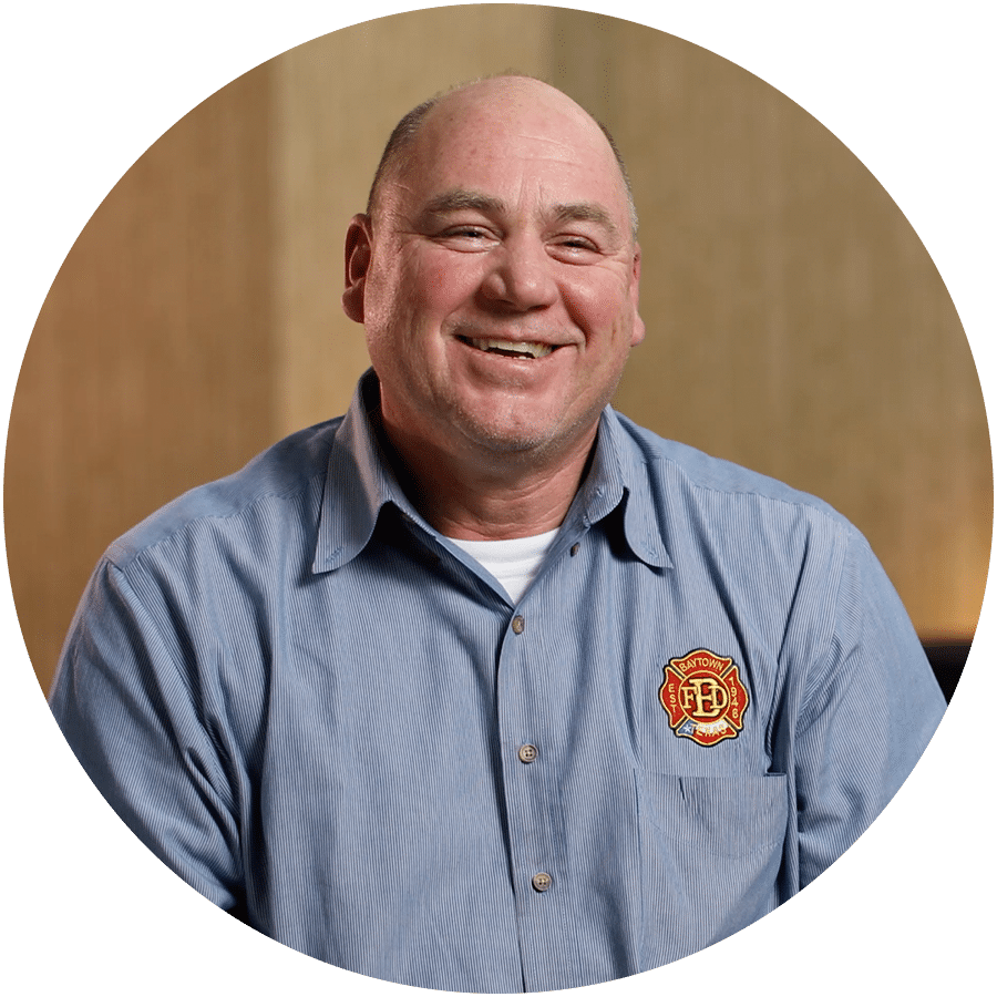 Dana Dalbey of the City Of Baytown fire department.