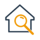 house icon representing property inspection