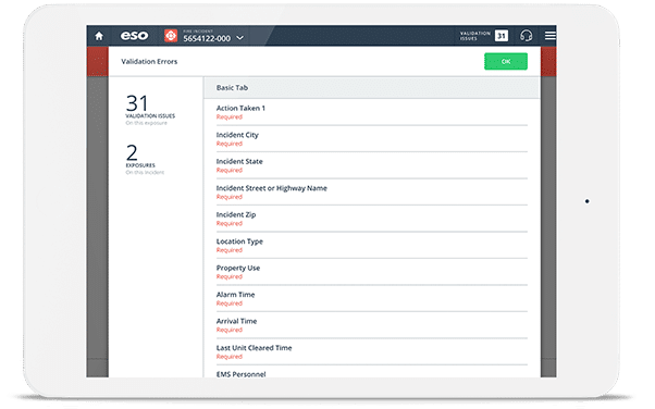 Electronic Health Record Software (EHR) for Fire - ESO