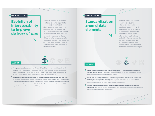 interior pages of 2021 Hospital Trends and Predictions Report