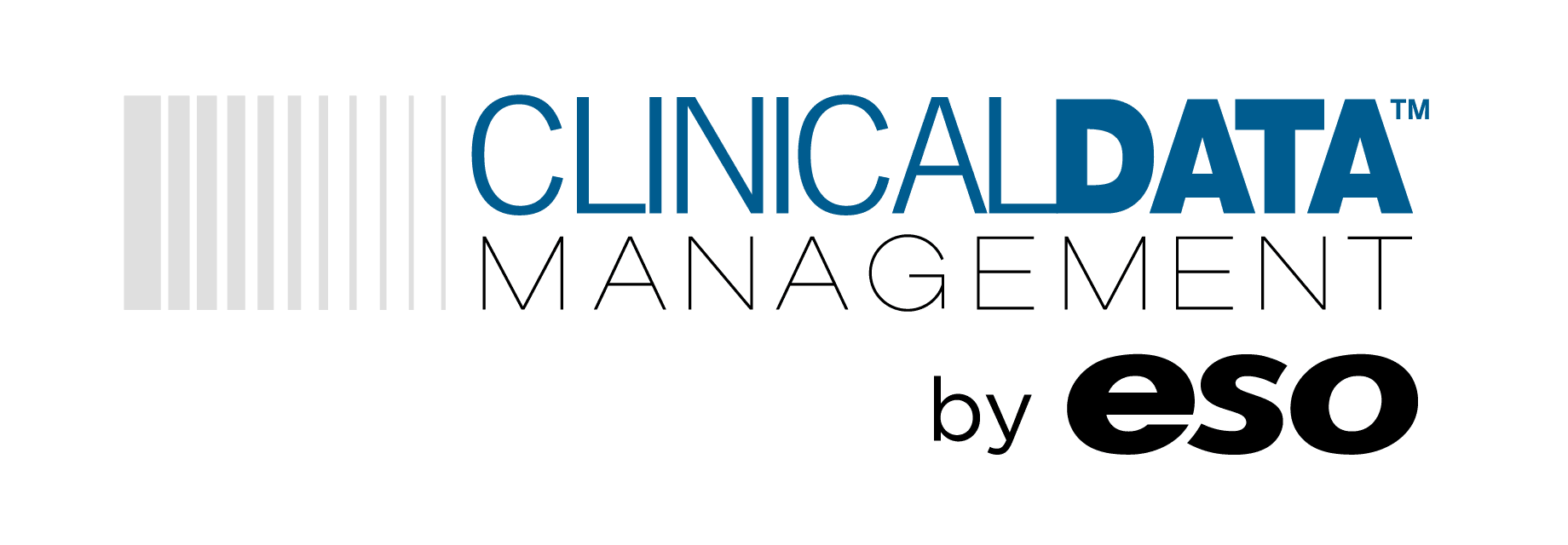 Clinical Data Management by ESO logo.