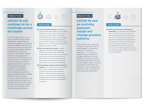 interior pages of 2021 ESO EMS Trends and Predictions Report