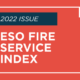 Cover of 2022 ESO Fire Service Index white paper.