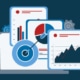 Illustration of charts and graphs of budget data.