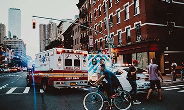 Ambulance On The Road