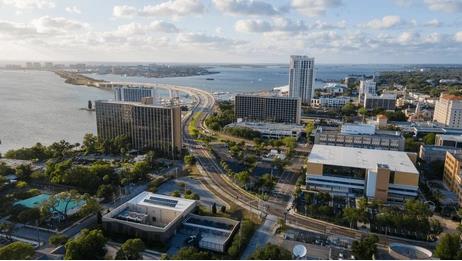 Clearwater, Florida aerial view